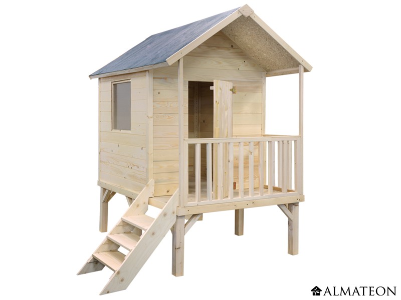 Maison surélevée en bois pour enfants Kangourou +, 167 x ~ Maison En Bois Pour Enfants Maison surélevée en bois pour enfants Kangourou +, 167 x ~ Maison En Bois Pour Enfants