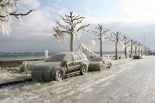 Voiture en hiver