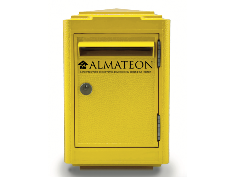 boîte aux lettres jaune la poste