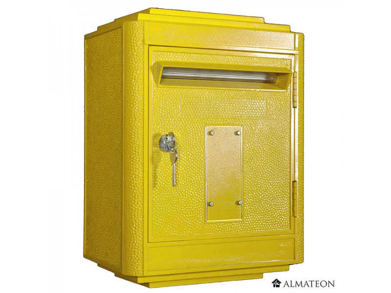 boîte aux lettres jaune la poste