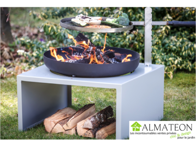 Brasero FIREPIT MODERN avec bûcher