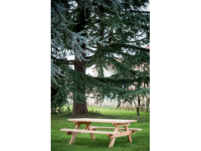 Table forestière MUNICH en douglas longueur 190 cm