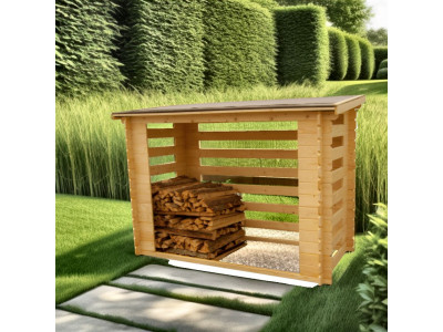  Abri buches 236 x 119 x 167 cm en bois fabrication Europe Garantie 2 ans HABRITA FORESTA