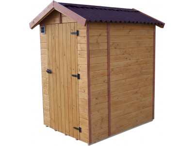 Abri toilettes sèches 1,98 m2 dim 177 x 120 cm fabrication Europe Garantie 2 ans HABRITA FORESTA