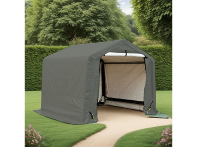 Abri en toile renforcee 6,10 m2 dim 183 x 183 cm coloris verte Garantie 2 ans HABRITA FORESTA