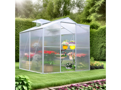 Serre jardin structure aluminium, SR 1912J