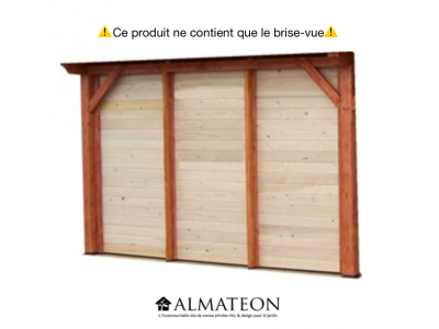 Bardage en bois pour pergolas OMBRA OM 3535 et OM 3570 (3,50 m)