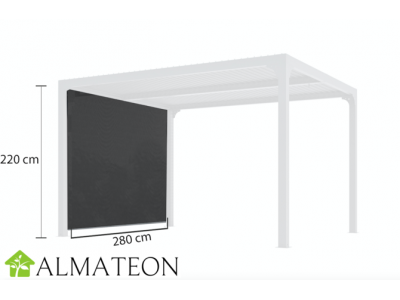 rideau plastique transparent pour pergola