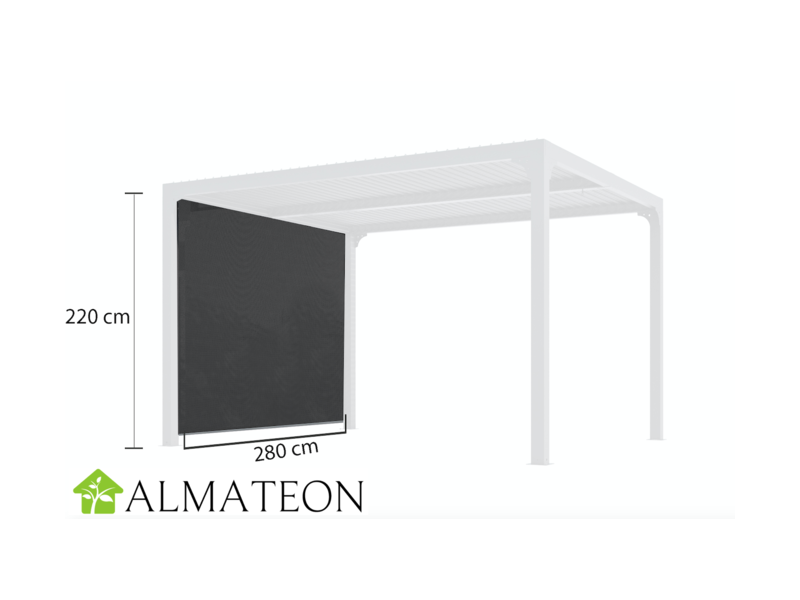rideau pergola 3m