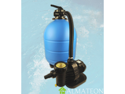 Filtration à sable WEKA, kit complet, pour piscines modèles BAHAMAS et SEYCHELLES