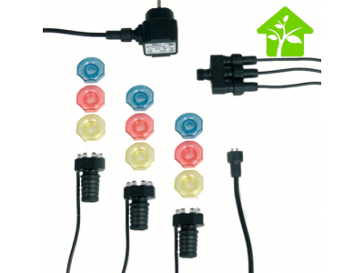 MiniBright 3 x 8 LED avec transformateur