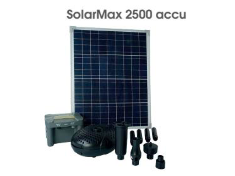 Pompe solaire pour fontaine avec accumulateur - SolarMax