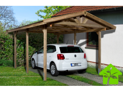 Abri simple pour voiture de 11 m2