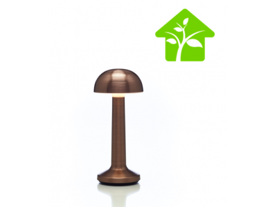 Lampe de table à LED DOME BRONZE IMAGILIGHTS sans fil avec chargement direct