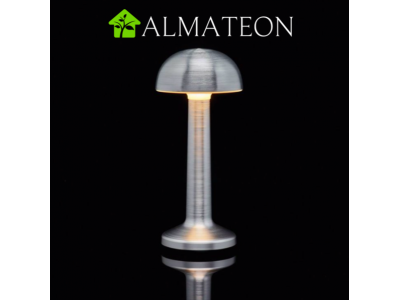 Lampe de table à LED DOME ALUMINIUM IMAGILIGHTS sans fil avec chargement direct