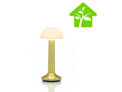 OFFRE PRO ECO avec 8 lampes de table à LED DOME SABLE OR IMAGILIGHTS sans fil à chargement direct + plateau multicharge