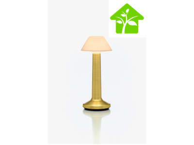 OFFRE PRO ECO avec 8 lampes de table à LED CONIQUE SABLE OR IMAGILIGHTS sans fil à chargement direct + plateau multicharge