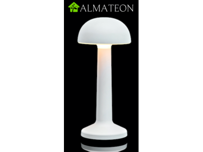 Kit complet ECO votre lampe de table à LED DOME BLANC IMAGILIGHTS sans fil avec chargement direct