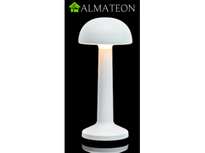 OFFRE PRO ECO avec 8 lampes de table à LED DOME BLANC IMAGILIGHTS sans fil à chargement direct + plateau multicharge