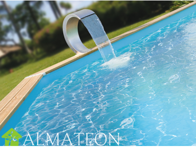 Cascade piscines Ubbink en INOX modèle MAMBA