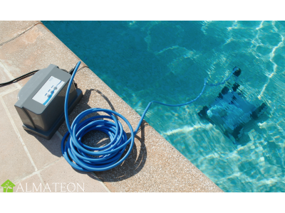 Robot Ubbink nettoyeur fond de piscines, automatique, 72 m2 maximum modèle CLEAN2