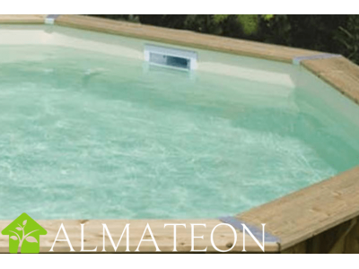 SPECIAL PROMO Liner coloris beige pour votre piscine octogonale allongée OCEA 400 x 610 cm