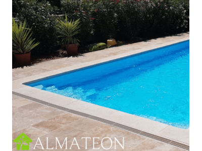 Liner coloris bleu pour votre piscine rectangulaire AZURA 200 x 350 cm