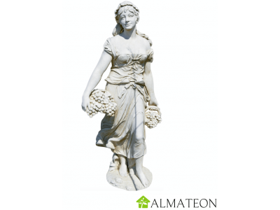 Statue en pierre Vénus aux raisins H151 cm
