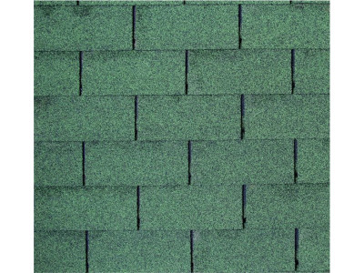 Shingle bardeaux de toit coloris vert, paquet de 3 m2 PALMAKO 