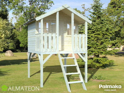 PROMO Maisonnette de jeu sur pilotis TOBY PALMAKO finition bois naturel 2,1 m2