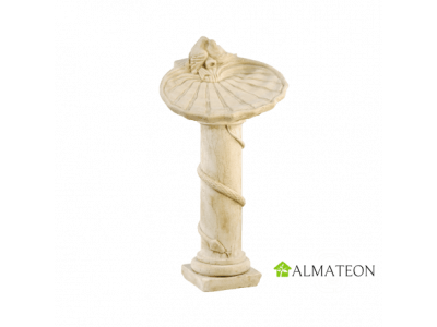 Bain d'oiseau sur colonne platine H81