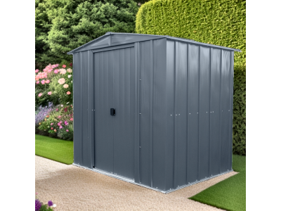 Abri métal spécial espace restreint 2,92m2 toit 2 pentes portes coulissantes SPACEMAKER APEX