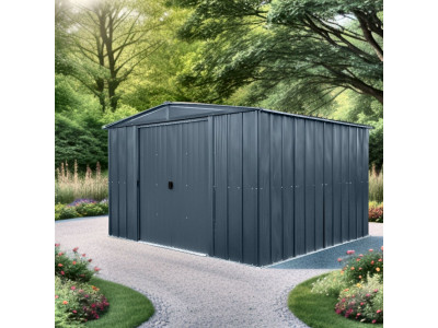 Abri métal grand volume 9,30m2 toit 2 pentes SPACEMAKER APEX