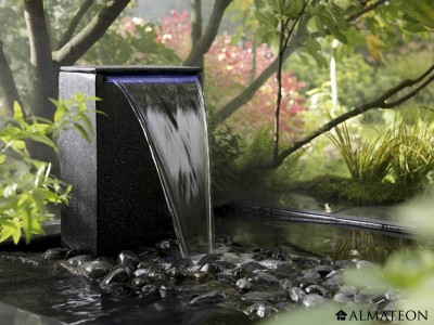 Fontaine de jardin Vicenza en marbre et ciment