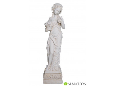 Statue en pierre Vénus aux raisins H114 cm