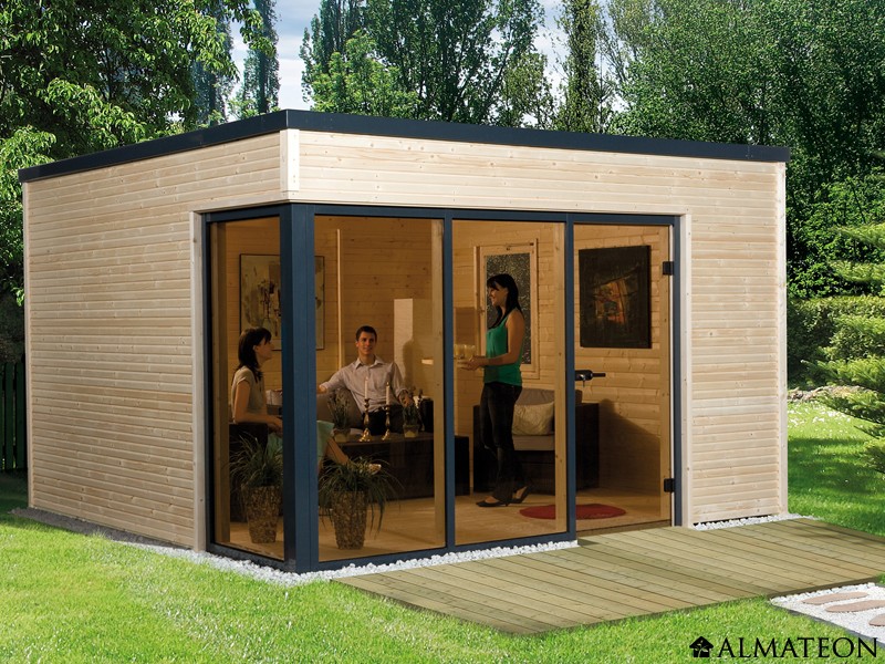Chalet de jardin habitable 12 m² - Bungalow Design Studio 400 x 300 cm - M²  Espace Jardin